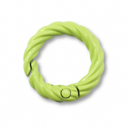 Componenti colorati anello brisé portachiavi verde