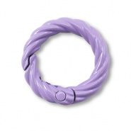 Componenti colorati anello brisé portachiavi viola