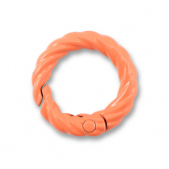 Componenti colorati anello brisé portachiavi arancione
