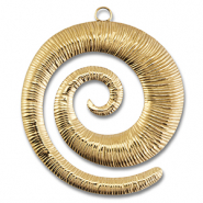 Ciondoli in acciaio inossidabile spirale oro