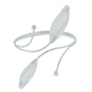 Bracciale da braccio foglia argento