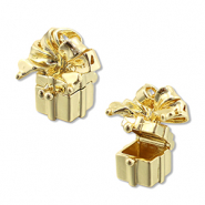 Ciondoli in ottone Eco-brass® medaglione regalo oro