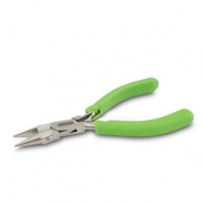 Beadalon pinza a becchi fini con molla verde-argento