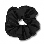 Elastici per capelli setoso Nero