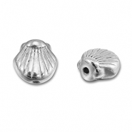 Perline in acciaio inossidabile conchiglia argento