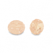 Perline in resina rondella 6mm pesca chiara