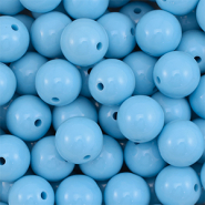 DQ Perline in acrilico 16 mm blu