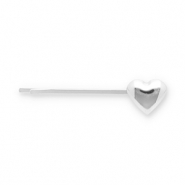 Accessori per capelli fermaglio per capelli cuore argento