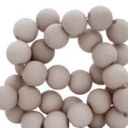 Perline in acrilico 6 mm grigio costa