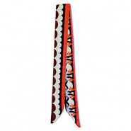 Bandana foulard con uccelli multicolore