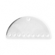 Ciondoli di metallo DQ Eco-brass® distanziatore argento antico (privo di nichel)