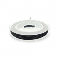 Filo infilaperle elastico 0.8mm nero
