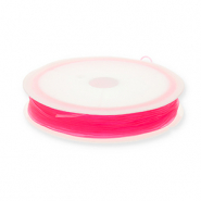 Filo infilaperle elastico 0.8mm rosa neon