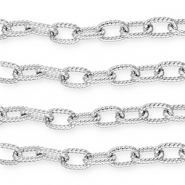 Componenti in alluminio catena a rolò anchor argento