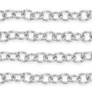 Componenti in alluminio catena a rolò anchor argento