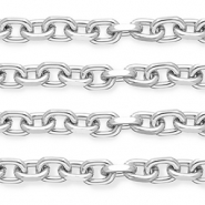 Componenti in alluminio catena a rolò anchor argento