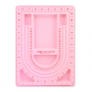 BY31® tavoletta per infilare gioielli rosa 8+2