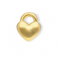 Ciondoli in acciaio inossidabile cuore oro