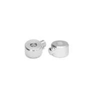 Componenti di metallo DQ Eco-brass® schiaccini tubo argento antico (privo di nichel)