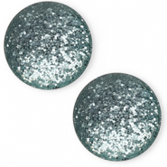 Cabochon Polaris Elements 12 mm classico Paipo verde petrolio