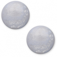 Cabochon Polaris Elements 12 mm classico Jais blu cielo