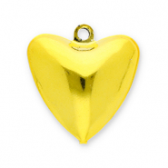 Ciondoli di metallo campane cuore oro