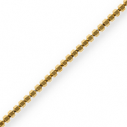 Perline di ematite esagono oro