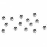 Componenti in acciaio inossidabile schiaccino 2,5 mm argento
