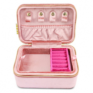 BY31® Scatola portagioie velluto rosa d'epoca-fucsia