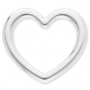 Componenti in acciaio inossidabile distanziatore cuore argento