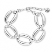 Bracciali in acciaio inossidabile argento