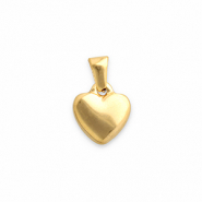 Ciondoli in acciaio inossidabile cuore oro