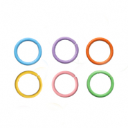 Componenti di metallo DQ® anellino apribile 10mm multicolore