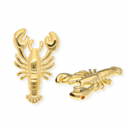 Ciondoli di metallo DQ® aragosta oro (privo di nichel)