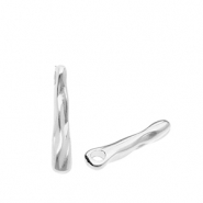 Ciondoli di metallo DQ® barra argento antico (privo di nichel)