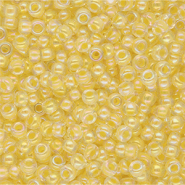 Rocailles Miyuki 8/0 Light Yellow Lined Crystal AB 8-273
