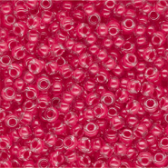 Rocailles Miyuki 8/0 Carnation Pink Lined Crystal 8-0208