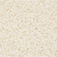 Rocailles Miyuki 15/0 Ceylon Ivory Pearl White 15-591