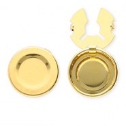 Copri bottoni in ottone Eco-brass® oro