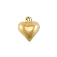 Ciondoli in acciaio inossidabile cuore oro