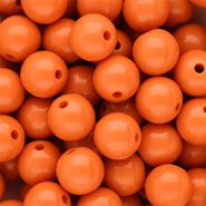 DQ Perline in acrilico 14 mm lucido Orange peel 16-1359 TCX