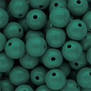 DQ Perline in acrilico 12 mm lucido Mediterranea green 19-4517 TCX