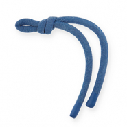 Portachiavi paracord denim-look blu denim