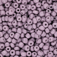 Perline di vetro rocailles 6/0 (4mm) viola malva polvere