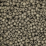 Perline di vetro rocailles 8/0 (3mm) kaki