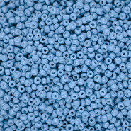 Perline di vetro rocailles 12/0 (2mm) blu chiaro