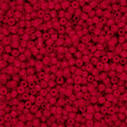 Perline di vetro rocailles 12/0 (2mm) rosso