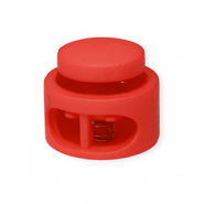 Componenti colorati chiusura stopper per cordoncino tonda rosso