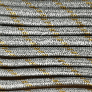 Paracord alla moda 6mm argento-oro