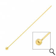 BY31® Componenti in acciaio inossidabile chiodini a testa pallina 70mm oro